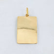 Dije Placa 1.15gr / 2.5cm / Oro Amarillo 18K *