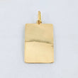 Dije Placa 0.85gr / 2.9cm / Oro Amarillo 18K ©