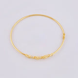 Pulso Aro Eslabones Circulares 3.55gr / 19cm / 2mm Oro Amarillo +4 18K ©