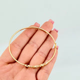 Pulso Aro Eslabones Circulares 3.55gr / 19cm / 2mm Oro Amarillo +4 18K ©