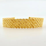 Pulso Lazo Secuencial 4gr / 19.5cm / 7.8mm Oro Amarillo +3 18K