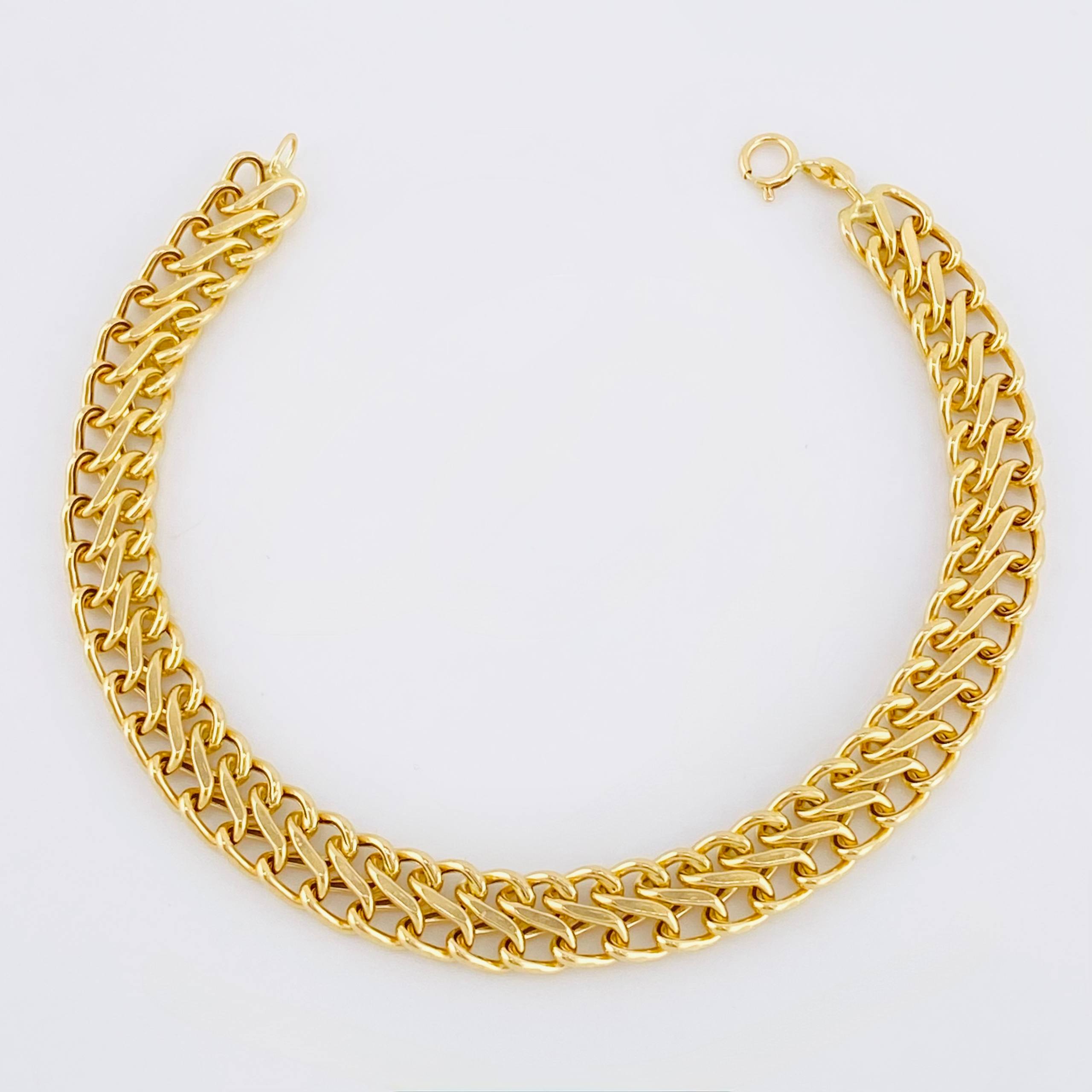 Pulso Sedusa 4.6gr / 18.5cm / 7.5mm Oro Amarillo +3 18K *