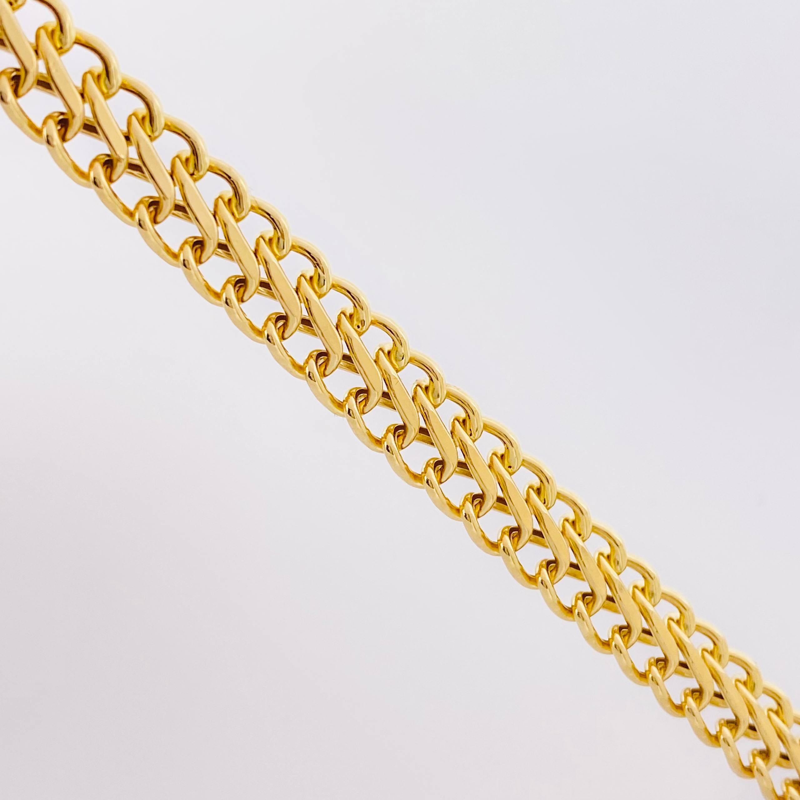 Pulso Sedusa 4.6gr / 18.5cm / 7.5mm Oro Amarillo +3 18K *