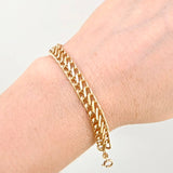 Pulso Sedusa 4.6gr / 18.5cm / 7.5mm Oro Amarillo +3 18K *