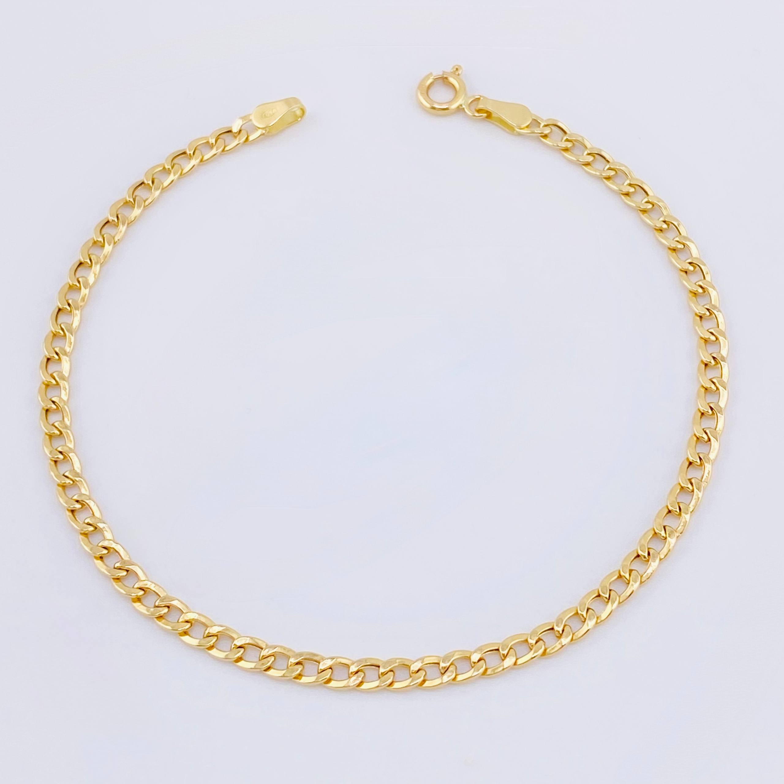 Pulso Cubana 2.3gr / 19.5cm / 2.9mm Oro Amarillo +1 18K ©