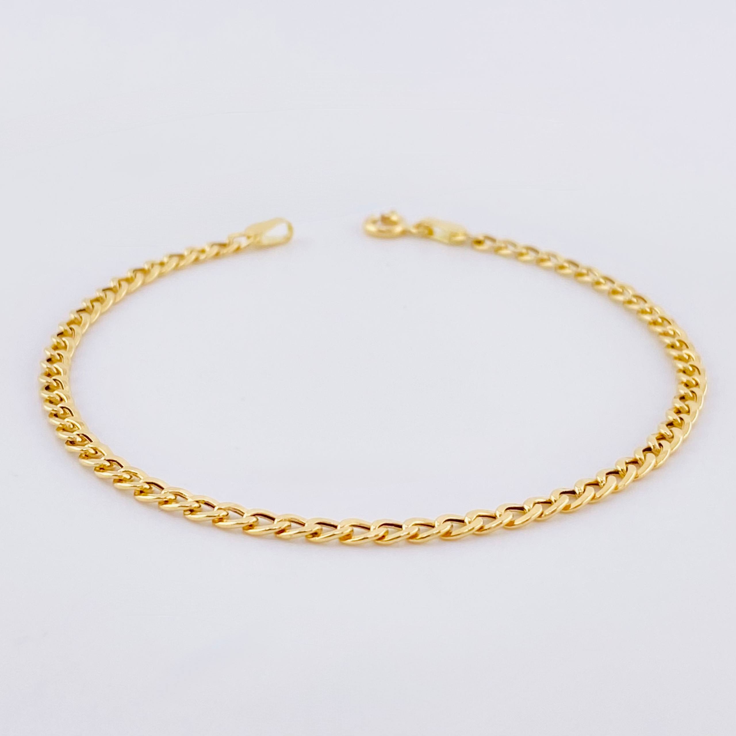 Pulso Cubana 1.85gr / 18.5cm / 3.2mm Oro Amarillo +1 18K *