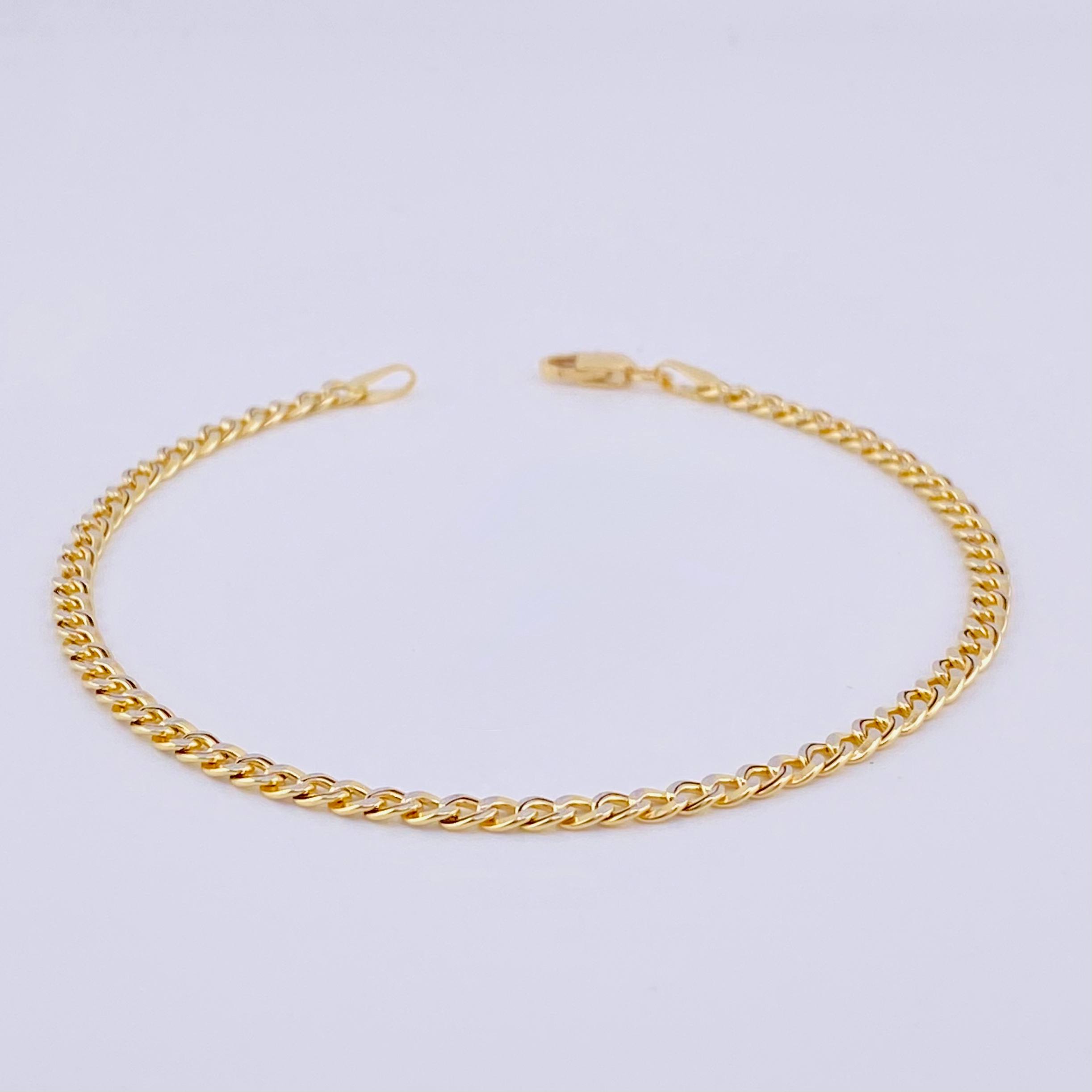 Pulso Cubana 2.2gr / 18.5cm / 2.95mm Dos Oros Amarillo Blanco +1 18K *