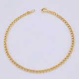 Pulso Cubana 1.8gr / 17.5cm / 3.2mm Oro Amarillo +1 18K ©