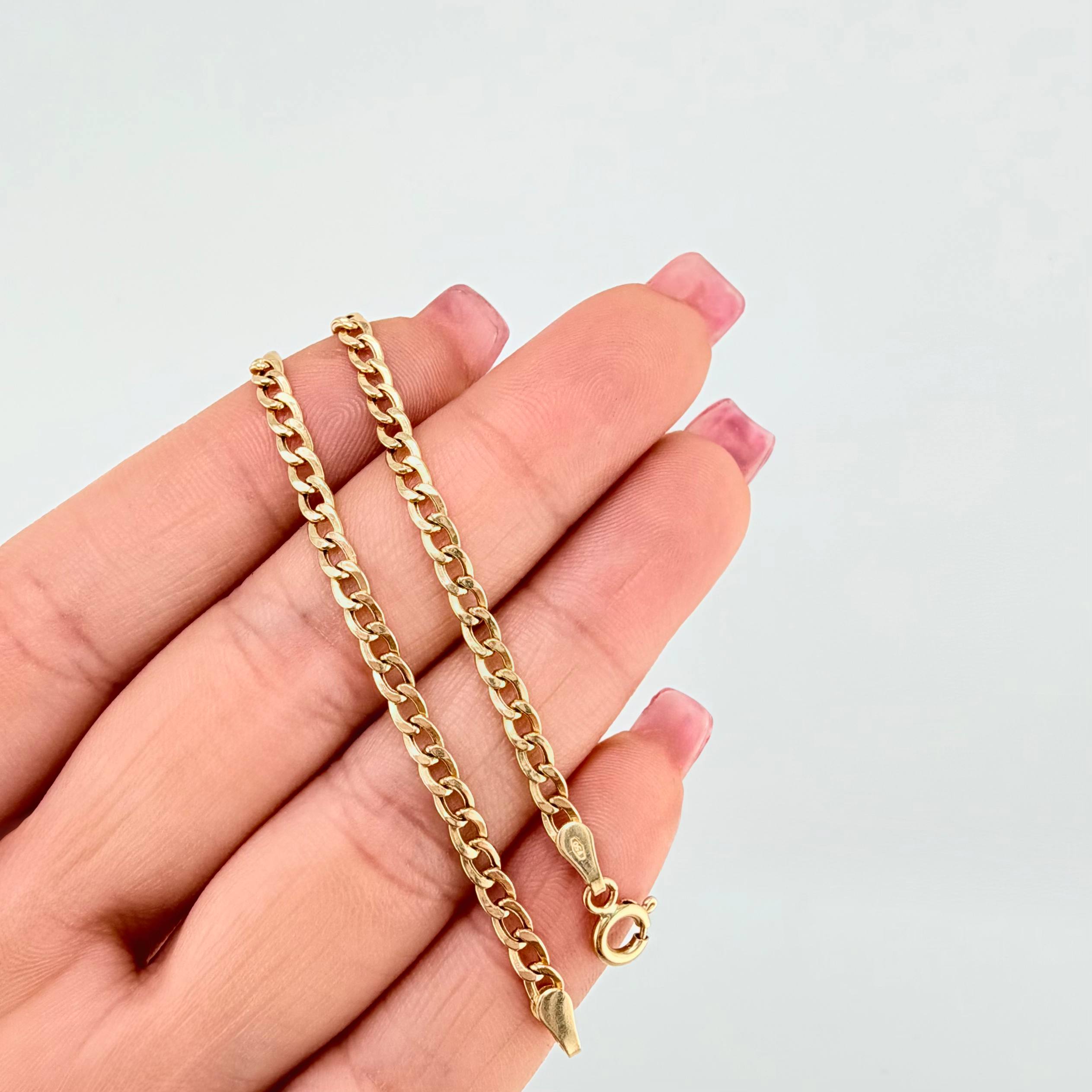 Pulso Cubana 1.8gr / 17.5cm / 3.2mm Oro Amarillo +1 18K ©