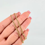 Pulso Cubano 1.9gr / 19.5cm / 3.2mm Oro Amarillo +1 18K