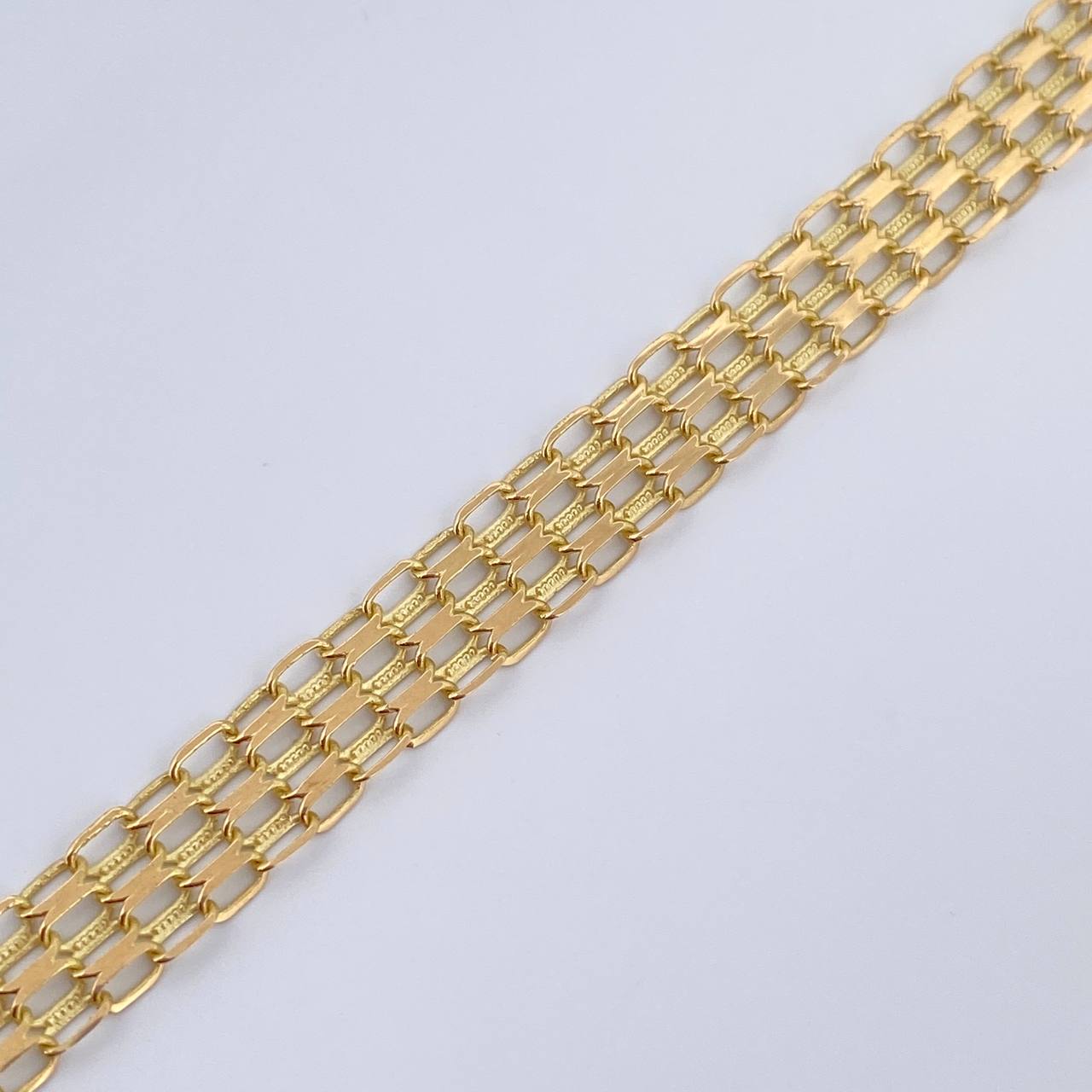 Pulso Chino 7.9gr / 20.5cm / 6.6mm Oro Amarillo 18K +0 $