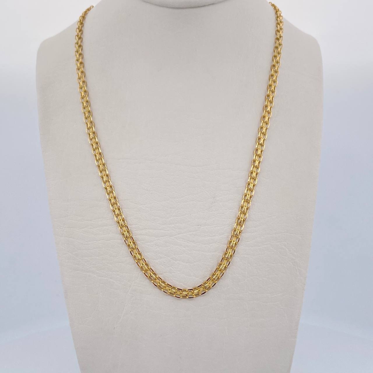 Cadena China 9.2gr / 61cm / 3mm Oro Amarillo 18K $