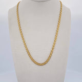 Cadena China 9.2gr / 61cm / 3mm Oro Amarillo 18K $