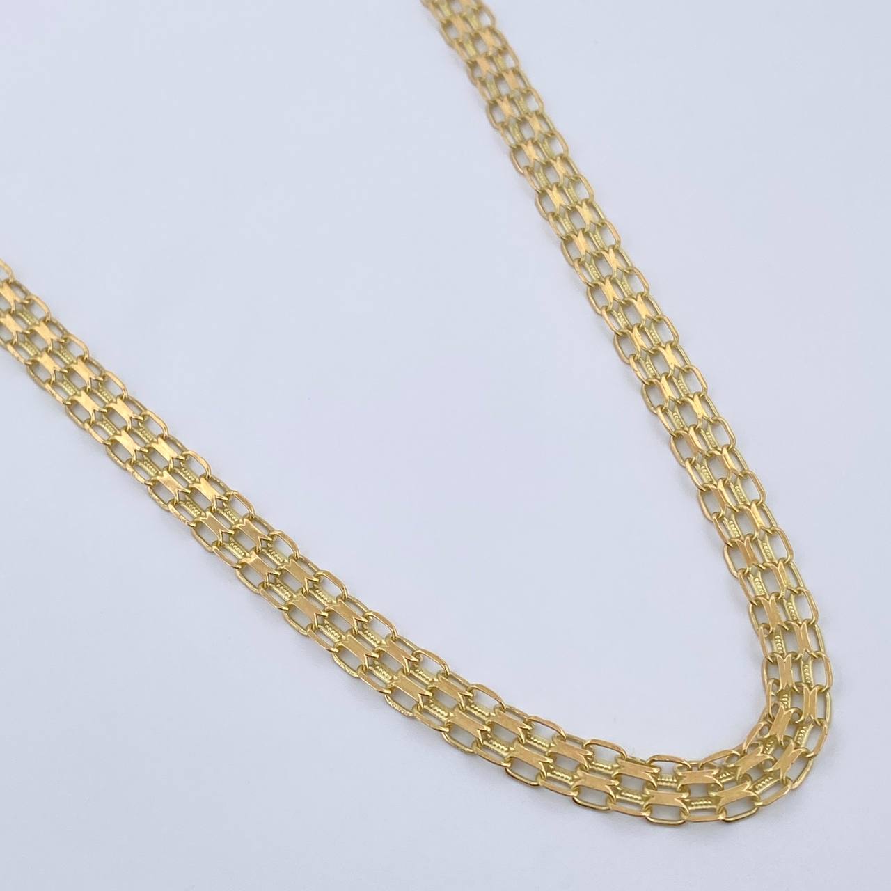 Cadena China 11.95gr / 59.5cm / 4.9mm Oro Amarillo 18K $