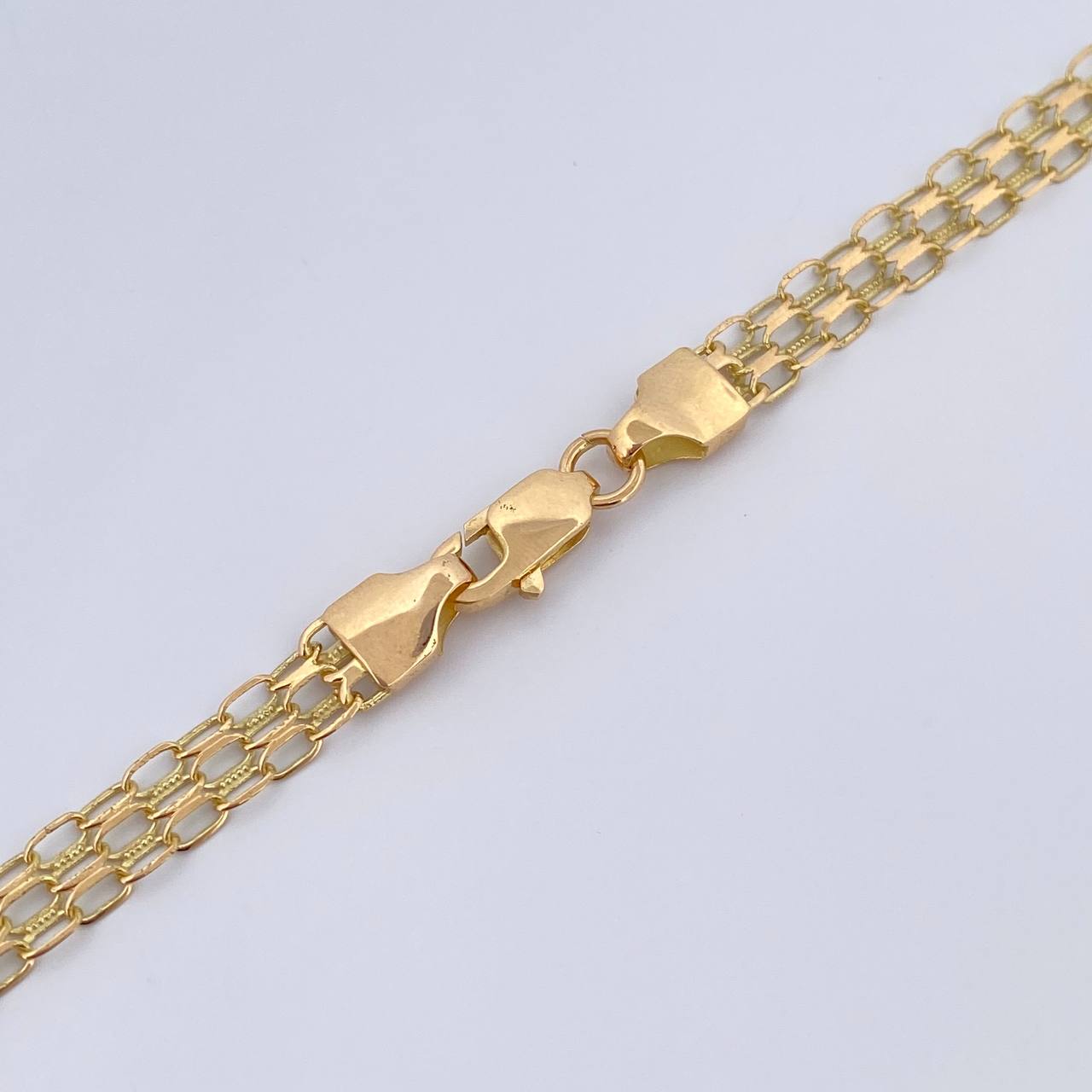 Cadena China 13.2gr / 60cm / 5mm Oro Amarillo 18K $