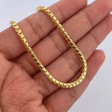 Pulso Infinito Tipo Veneciano 6.55gr / 21.3cm / 2.9mm Broche Misil Circones Blancos Dos Oros Amarillo Blanco +2 18K $