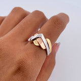 Anillo Alianza 4.65gr / T6 1/4 / Tres Oros 18K $