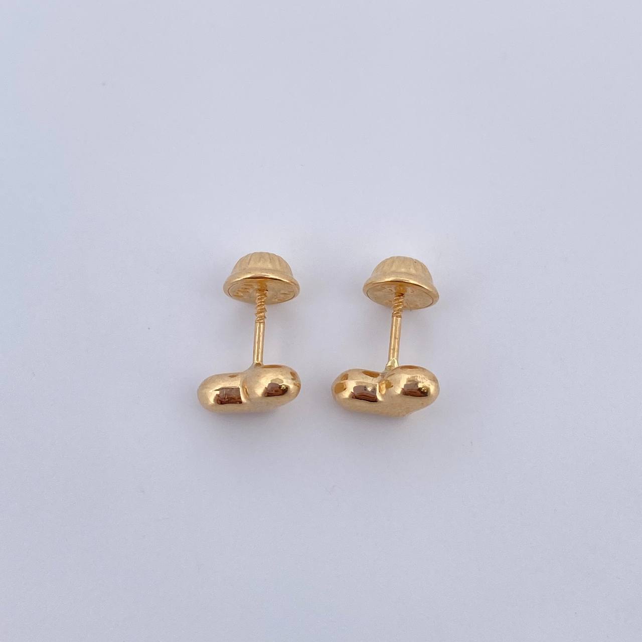 Topos Corazon 0.6gr / Troquelado Oro Amarillo 18K $