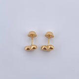 Topos Corazon 0.6gr / Troquelado Oro Amarillo 18K $