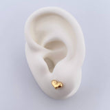 Topos Corazon 0.6gr / Troquelado Oro Amarillo 18K $