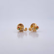 Topos Caballito De Mar 0.85gr / Circones De Colores Oro Amarillo 18K $