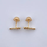 Topos Pez 1gr / Circones De Colores Oro Amarillo 18K $
