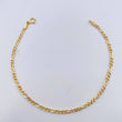 Pulso Figaro 1.1gr / 18.6cm / 2.1mm Oro Amarillo +1 18K &