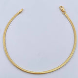 Pulso Serpiente 2.2gr / 18.8cm / 2.1mm Oro Amarillo +3 18K &