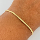 Pulso Serpiente 2.2gr / 18.8cm / 2.1mm Oro Amarillo +3 18K &