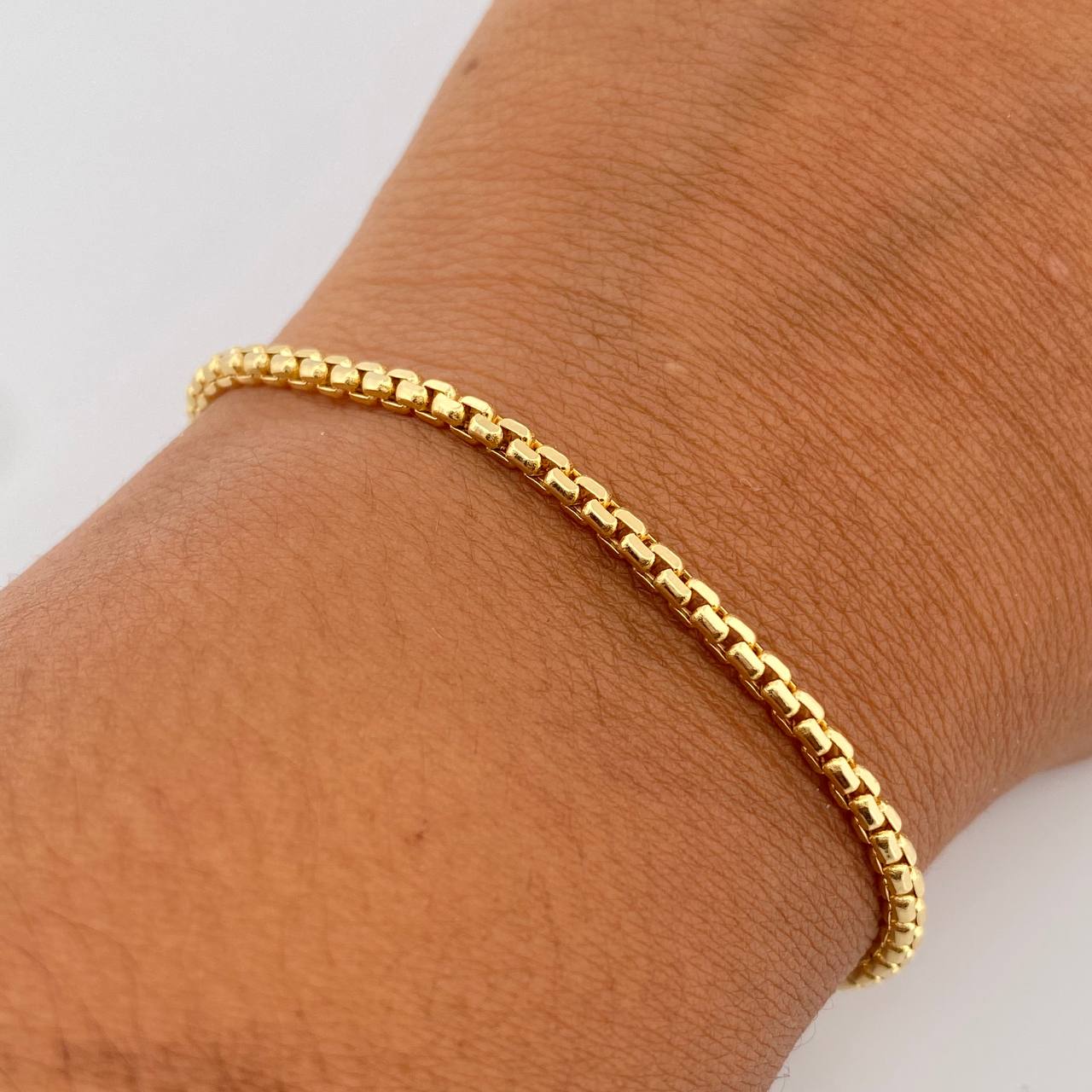 Pulso Veneciano 3.75gr / 18.5cm / 2.6mm Oro Amarillo +3 18K &