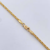 Cadena Peruana 9.75gr / 65.6cm / 2.1mm Oro Amarillo +3 18K &