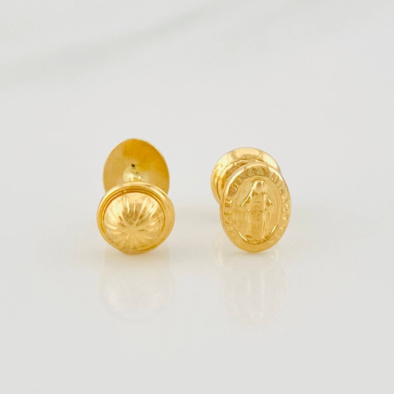 Topos Virgen Milagrosa 0.7g / 5.3mm Oro Amarillo 18K