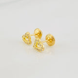 Topos Corazon 1g / 6.2mm Oro Amarillo 18K