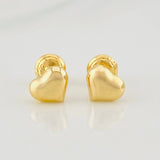 Topos Corazon 0.75g / 7.1mm Oro Amarillo 18K
