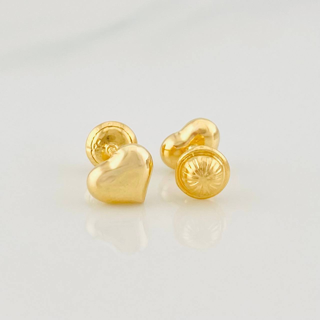 Topos Corazon 0.75g / 7.1mm Oro Amarillo 18K