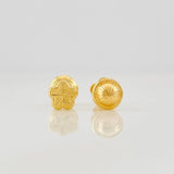 Topos Flor Diamantado 0.6g / 5.4mm Oro Amarillo 18K