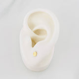 Topos Circulo Diamantado 0.6g / 4.17mm Oro Amarillo 18K