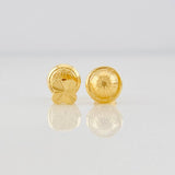 Topos Trebol Diamantado 0.55g / 3.9mm Oro Amarillo 18K