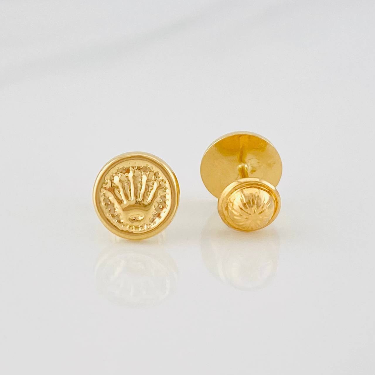 Topos Circulo Corona 0.65g / 6.1mm Oro Amarillo 18K