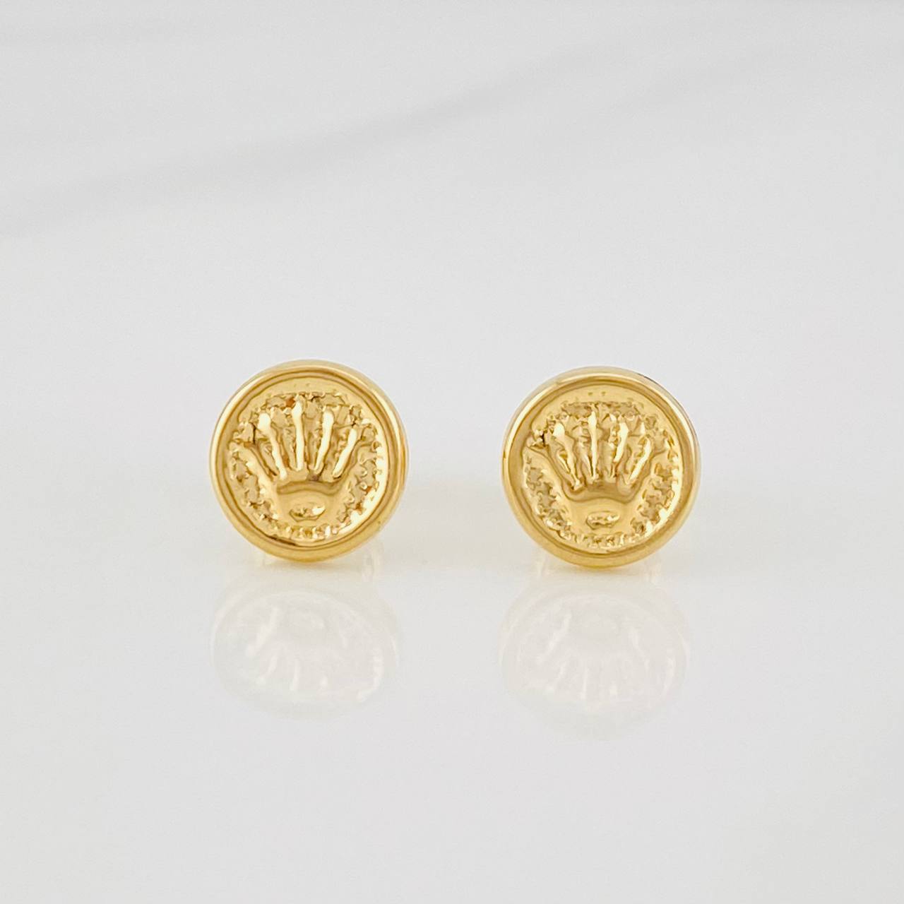 Topos Circulo Corona 0.65g / 6.1mm Oro Amarillo 18K