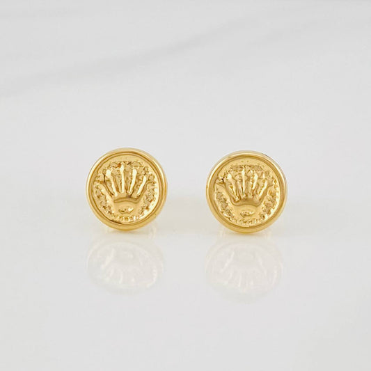 Topos Circulo Corona 0.65g / 6.1mm Oro Amarillo 18K