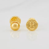 Topos San Benito 0.8g / 7.1mm Oro Amarillo 18K
