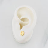 Topos San Benito 0.8g / 7.1mm Oro Amarillo 18K