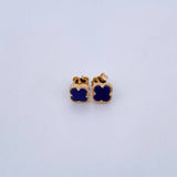 Topos Trebol  1.45gr / Piedra Morada Oro Amarillo 18K &