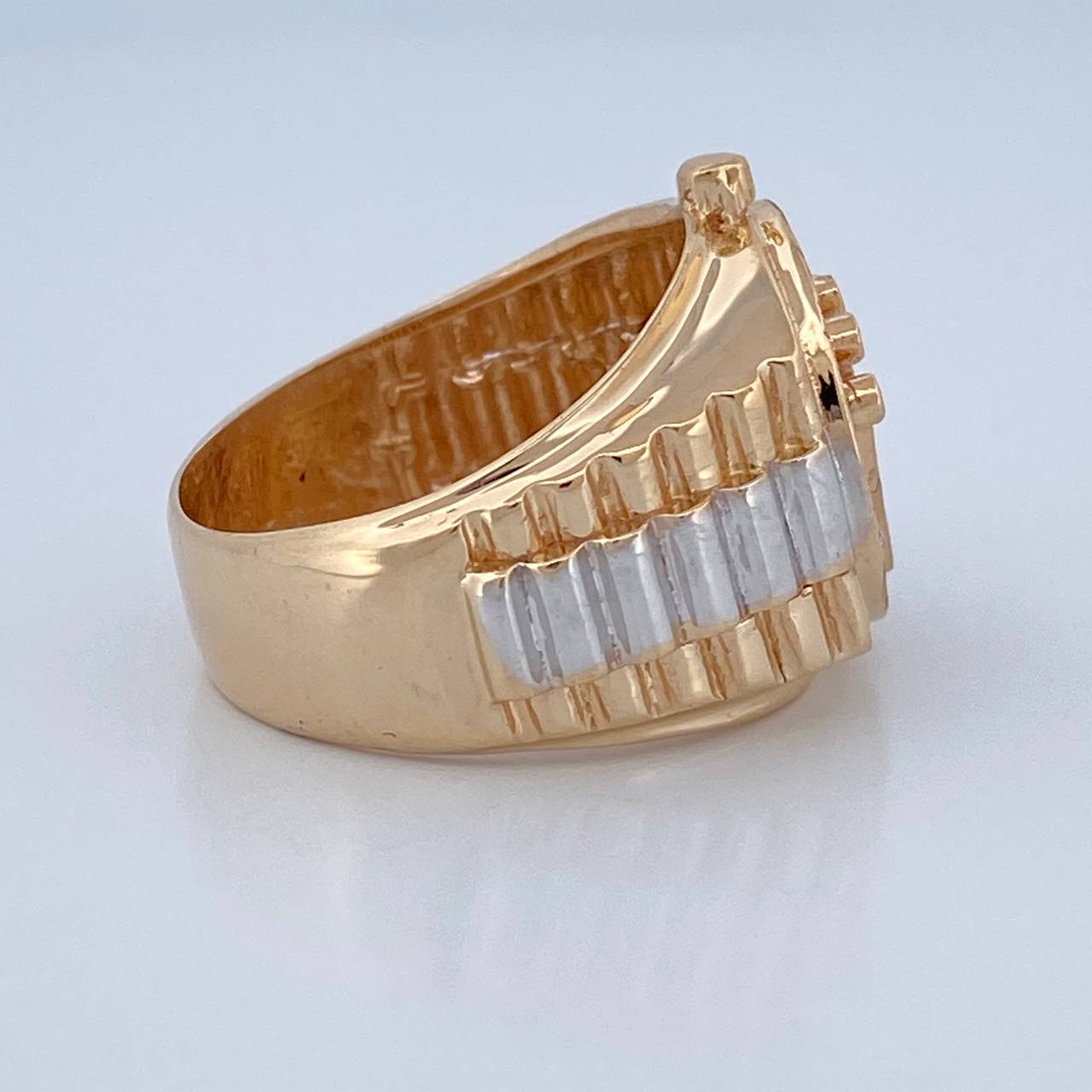 Anillo Correa Corona RX 13gr / T10 1/4 / Oro 18K $