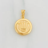 Dije Corona 1.2g / 2.5cm Oro Amarillo 18K
