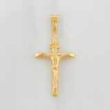 Dije Cruz Cristo 1g / 3.5cm Oro Amarillo 18K