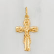 Dije Cruz Cristo 1.25g / 3cm Oro Amarillo 18K