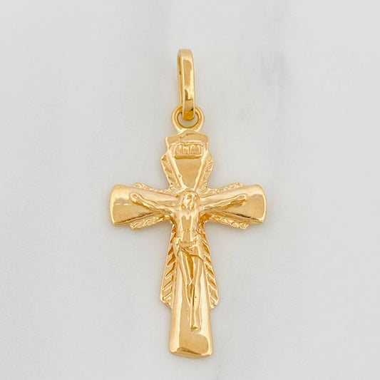 Dije Cruz Cristo 1.25g / 3cm Oro Amarillo 18K