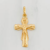 Dije Cruz Cristo 1.25g / 3cm Oro Amarillo 18K